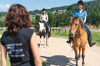 Reitunterricht für Gruppen im Bayerischen Wald